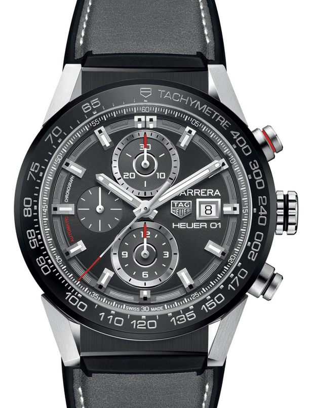 AAA Replica Tag Heuer Carrera Caliber Heuer 01 43mm Mens Watch CAR201W.FT6095